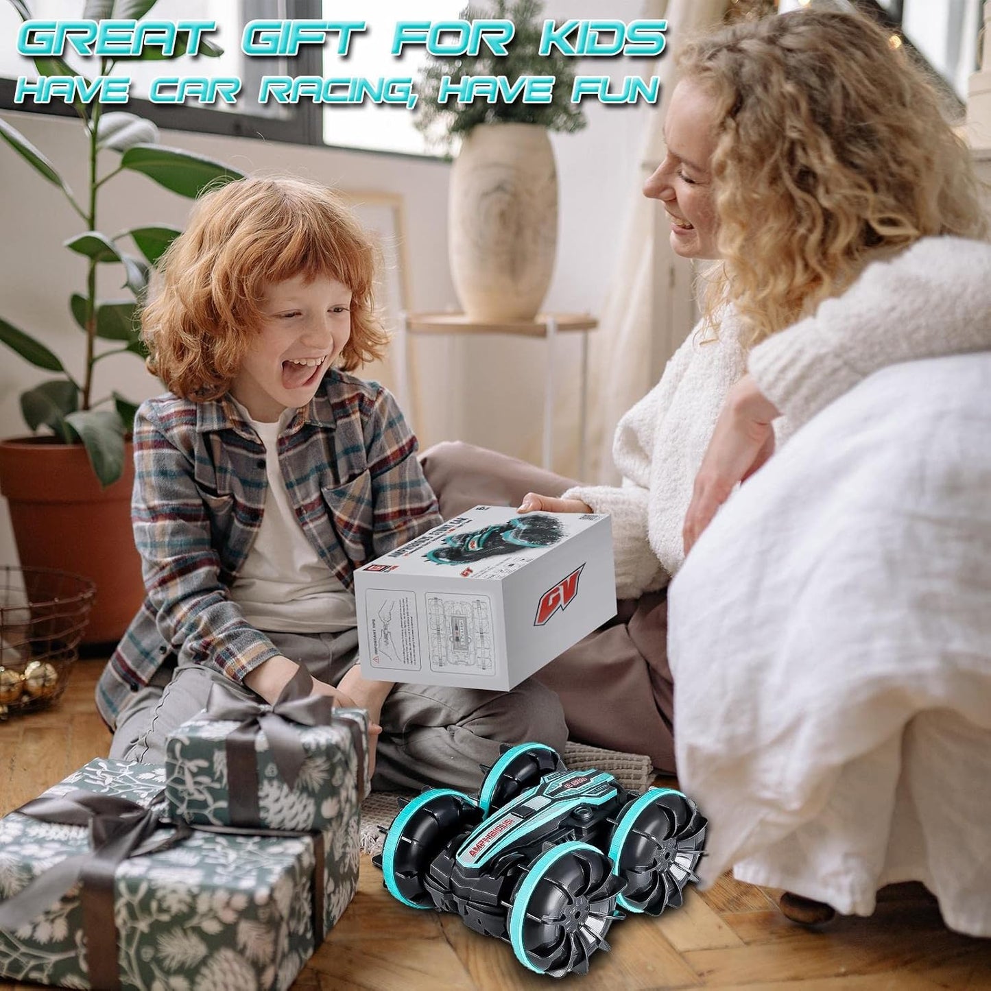 Coche Radiocontrol AquaRider™  + Helicóptero de Regalo